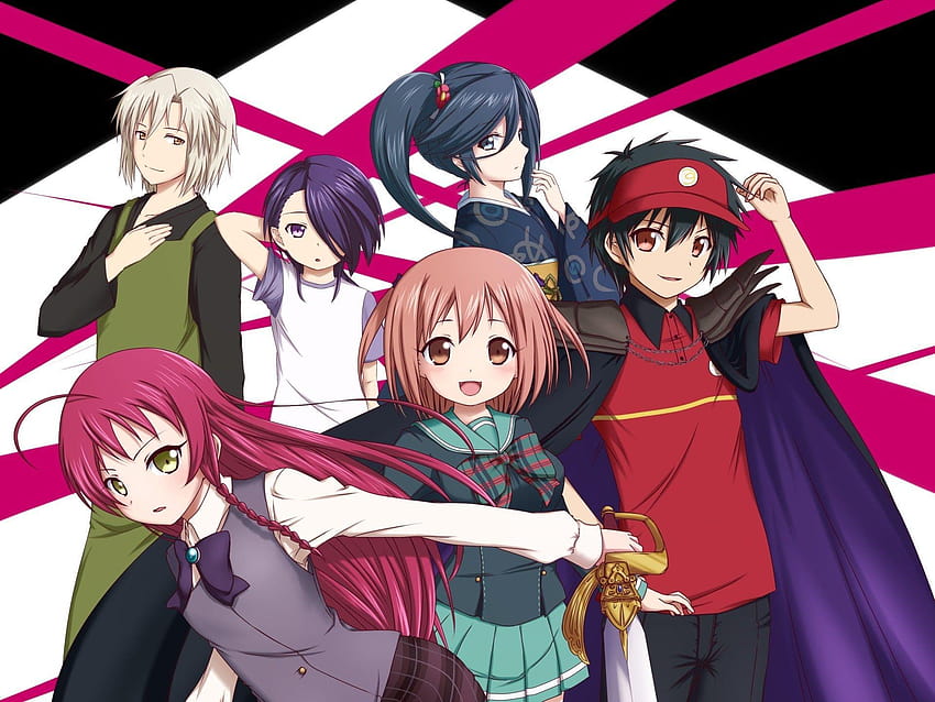 anime, Anime Girls, Hataraku Maou sama!, Ashiya Shirou, Kamazuki HD wallpaper