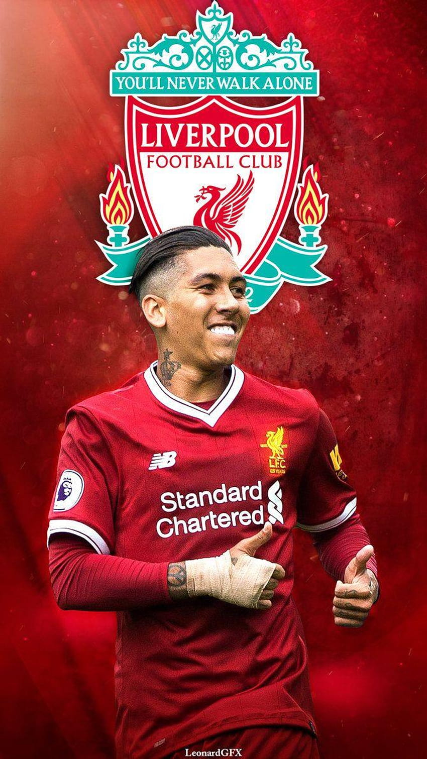 Roberto Firmino 2017, Roberto Firmino Liverpool Hd Phone Wallpaper 