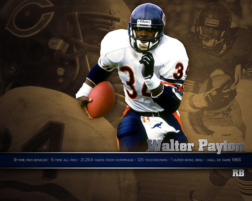 : WALTER PAYTON-JIM MCMAHON CHICAGO BEARS 8X10 SPORTS ACTION  PHOTO (XLT) : Sports & Outdoors