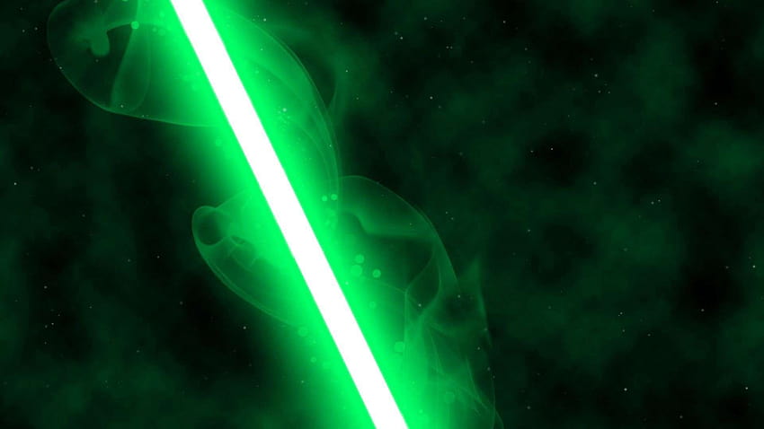 зелен светлинен меч HD тапет