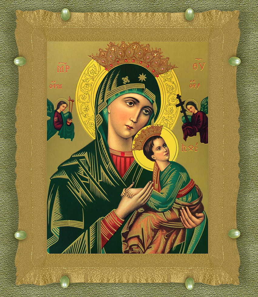 UNSERE FRAU DER EWIGEN HILFE, heilige Mutter Maria HD-Handy-Hintergrundbild