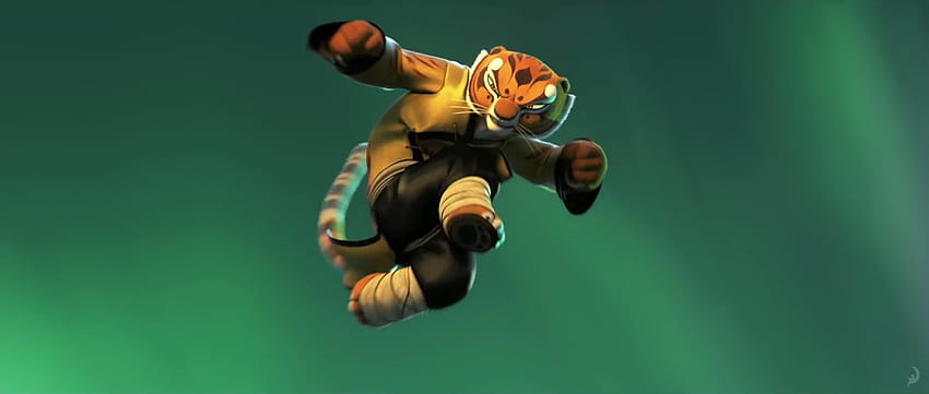 Po & Tigress Kung Fu Panda 3 HD wallpaper