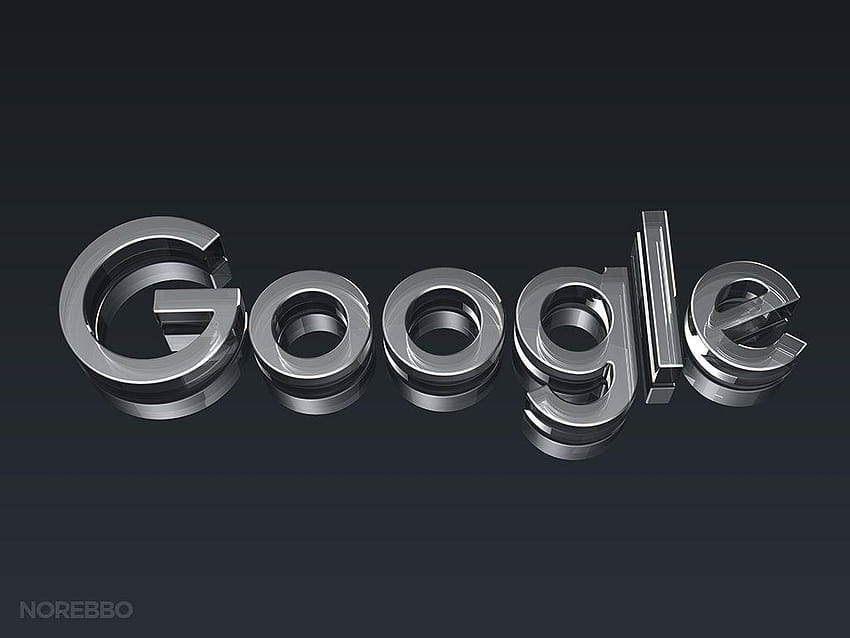 3d renderings of the new Google logo – Norebbo, google logo black background HD wallpaper