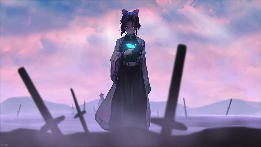 Anime PC und Mobile, Shinobu-Kocho-Ästhetik HD-Hintergrundbild