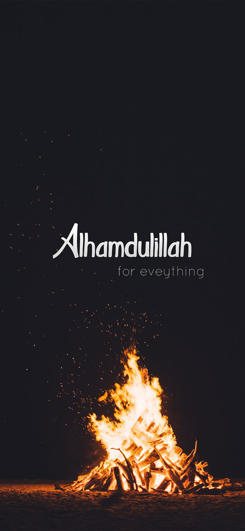 Alhumdulilah für alles, alhamdulillah HD-Handy-Hintergrundbild