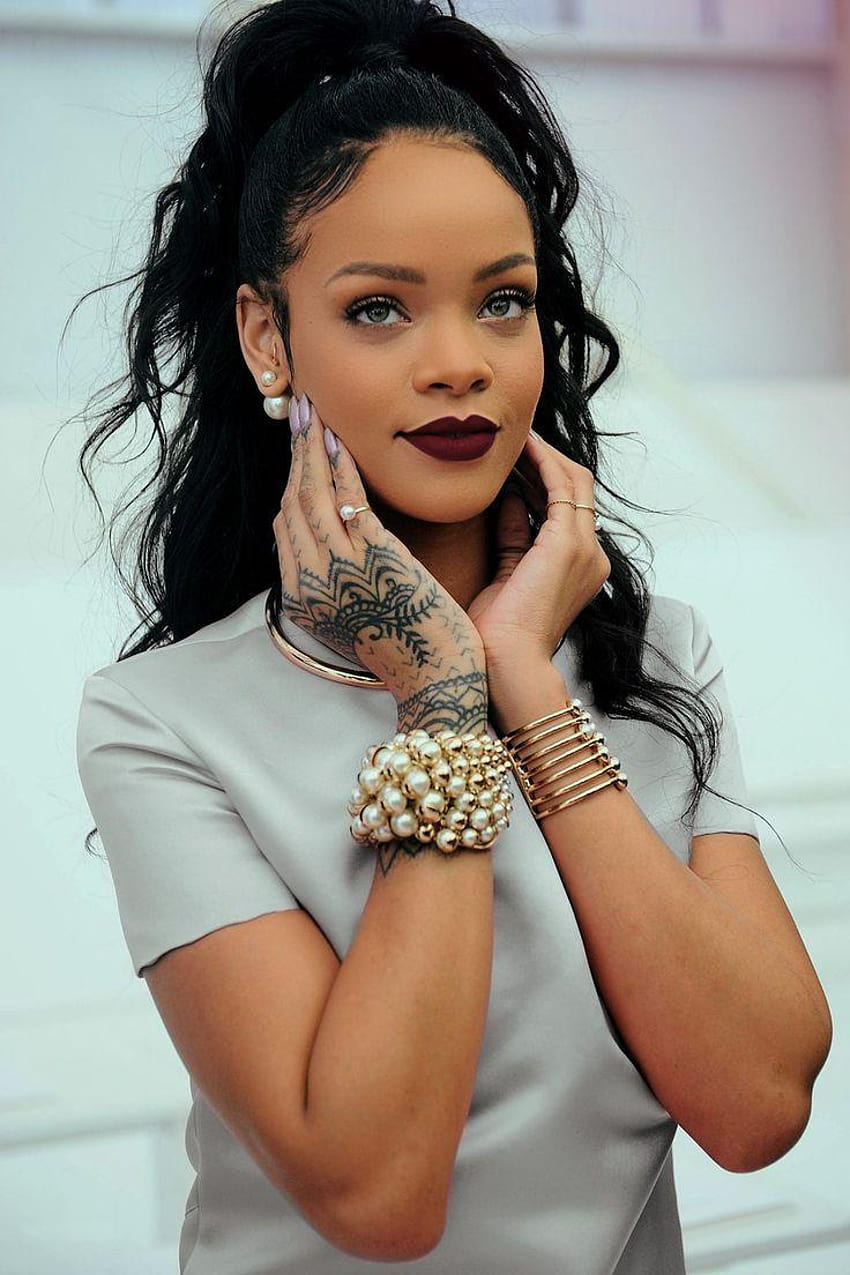 iPhone de Rihanna, linda Rihanna fondo de pantalla del teléfono