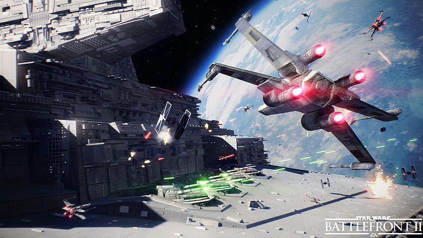 Battlefront II' réinvente les batailles spatiales du jeu vidéo 'Star Wars' Fond d'écran HD