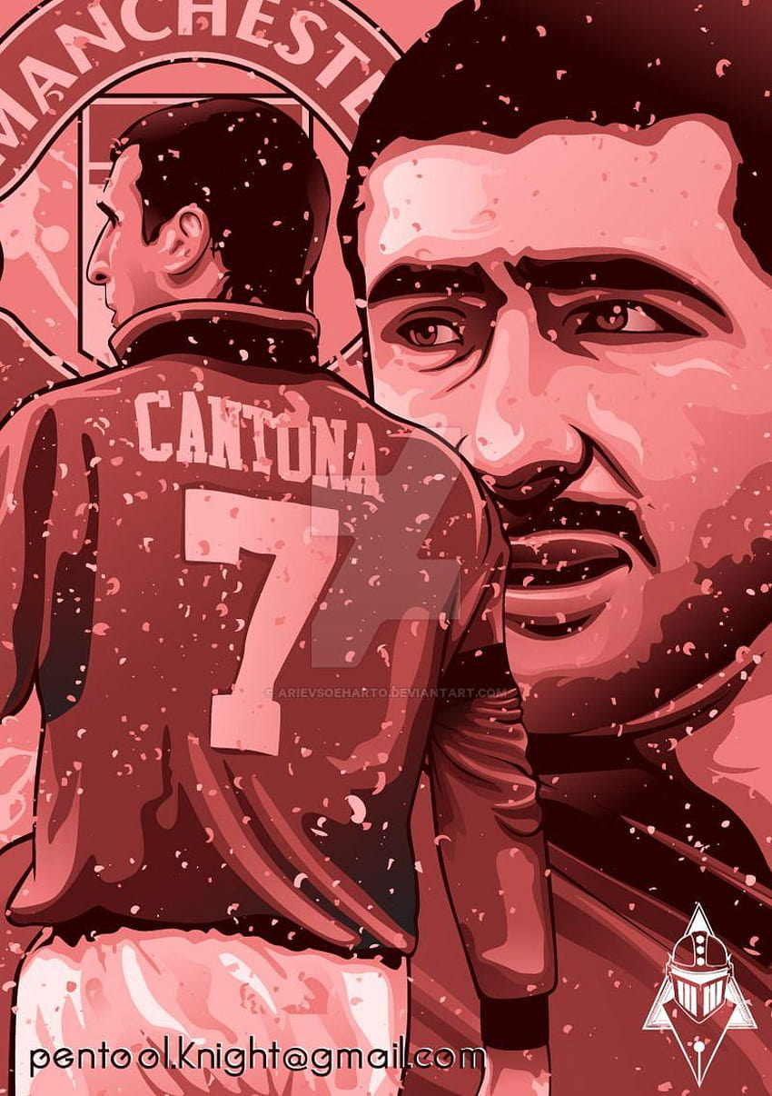 Eric Cantona oleh ArievSoeharto wallpaper ponsel HD