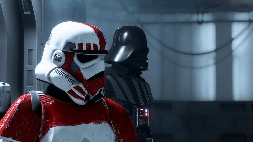 Szturmowiec i Lord Vader: StarWarsBattlefront, szturmowcy z Gwiezdnych Wojen Tapeta HD