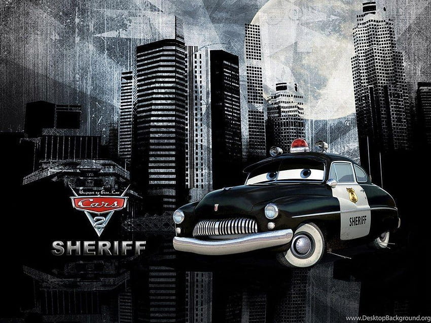 Sheriff Cars 2 Фонове HD тапет