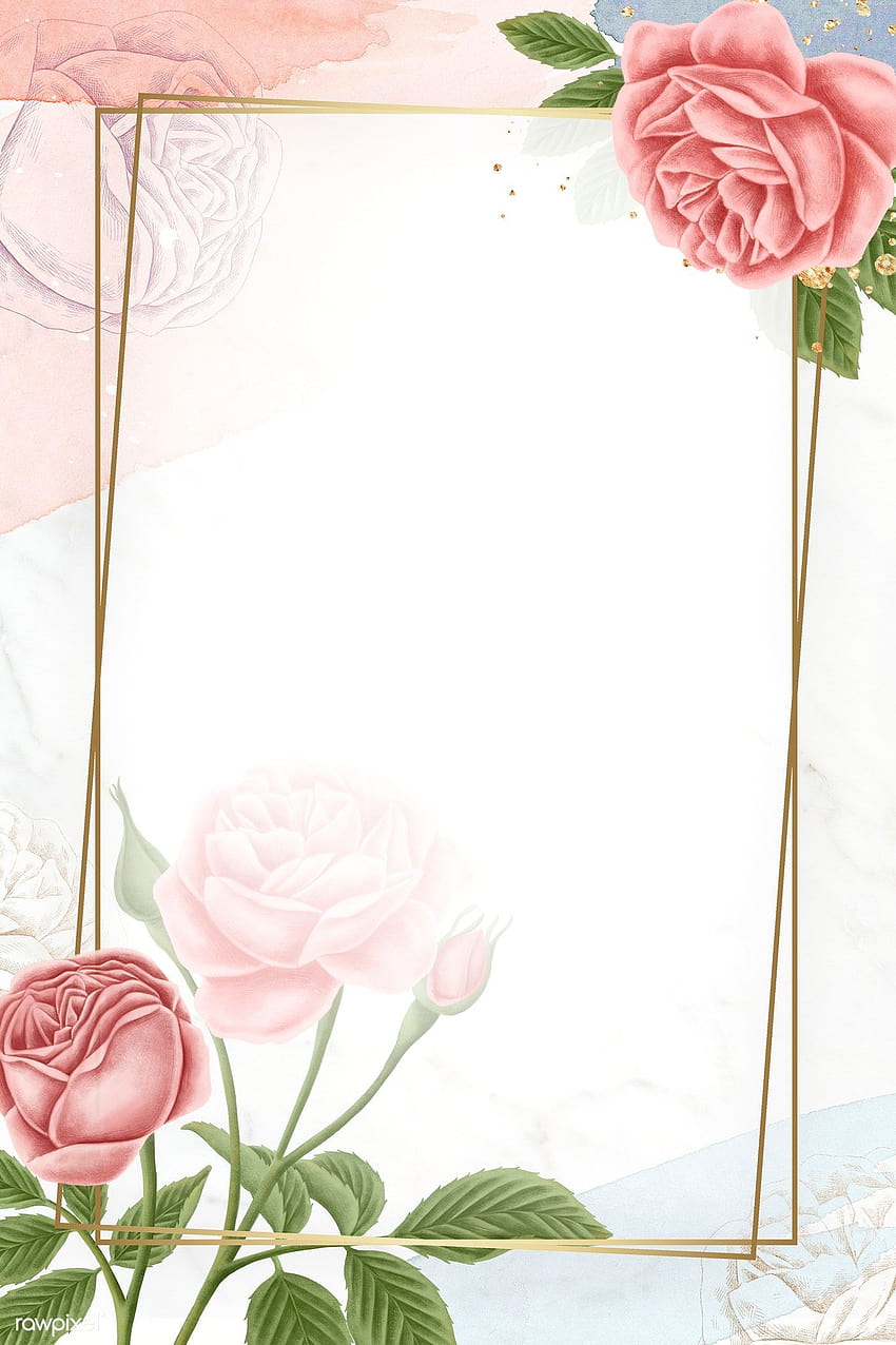 Backgrounds Flower Frame HD phone wallpaper