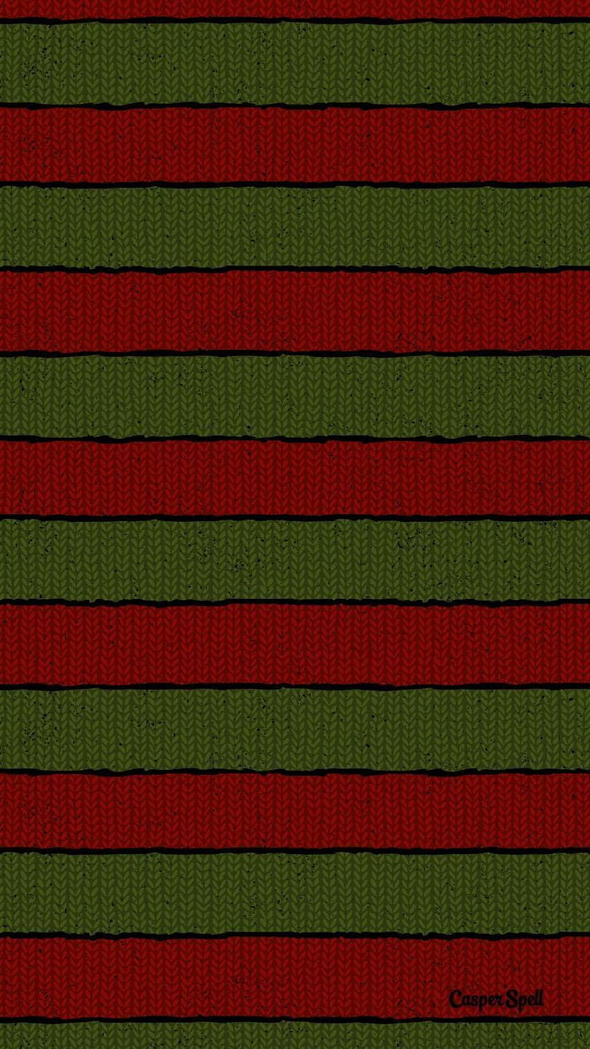 Freddy Krueger Pullover Muster Kunsthintergründe wiederholen …, 80er Jahre Weihnachten HD-Handy-Hintergrundbild