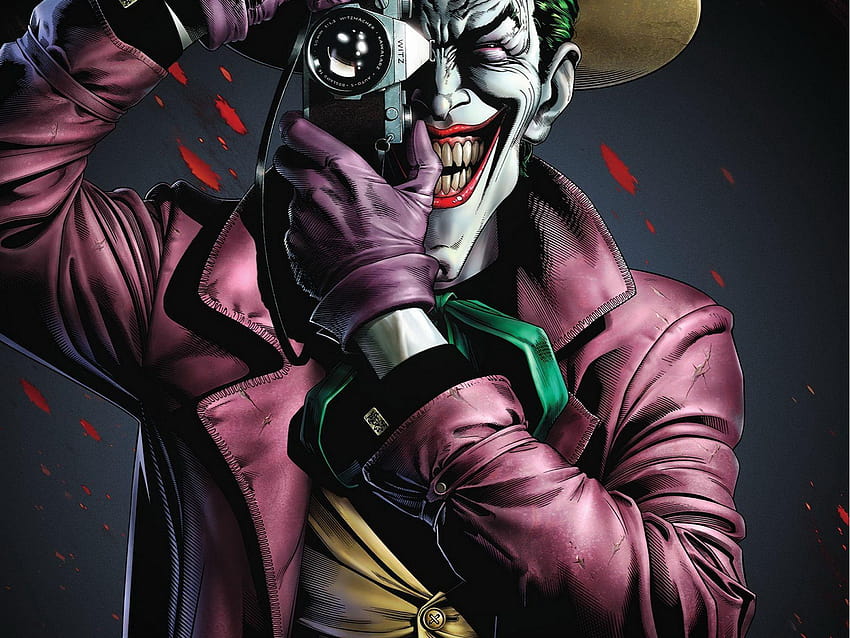 Joker Öldüren Şaka Ultra, şakacı gülüyor HD duvar kağıdı