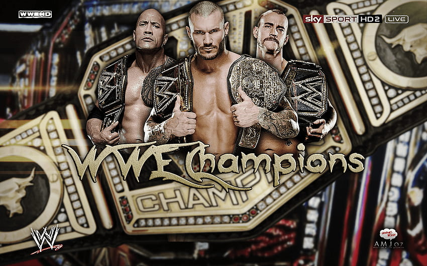 WWE Champions by AMJ07.deviantart on @DeviantArt, wwe championship HD wallpaper
