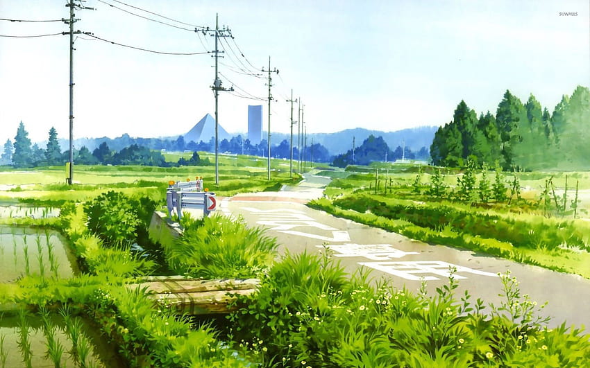 Stable Diffusion AI Anime Countryside HD Wallpaper by DarkPrncsAI on  DeviantArt