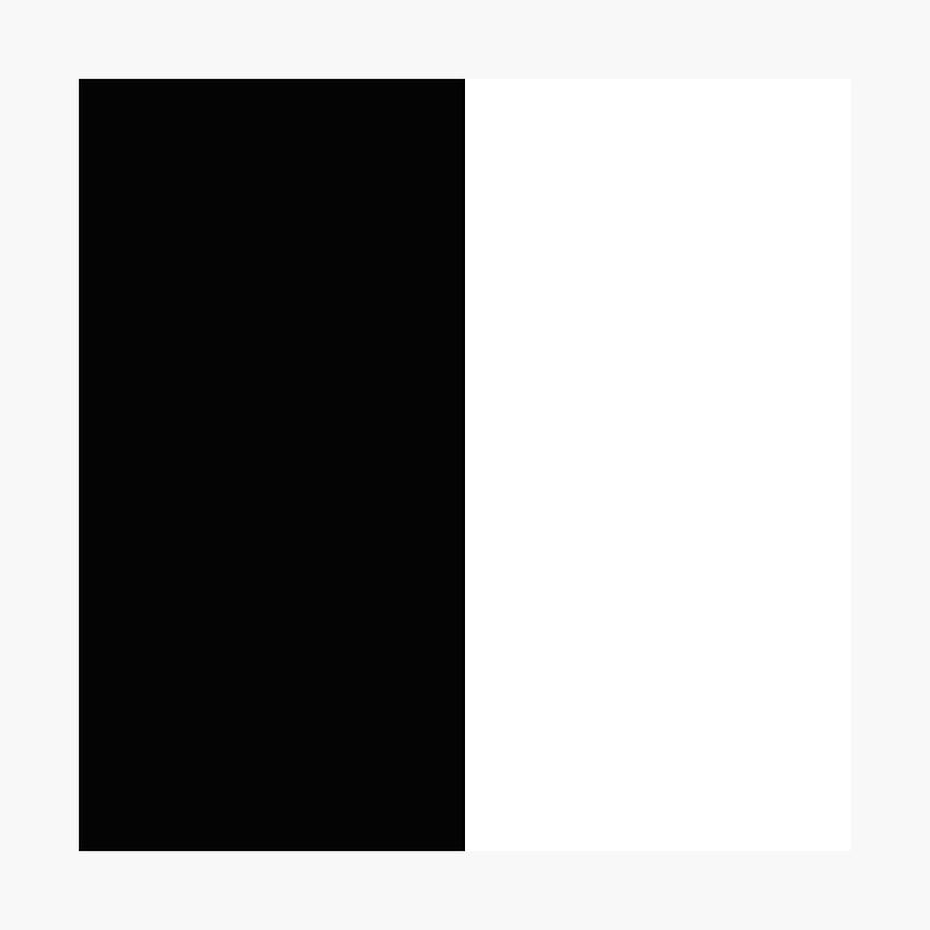 Dividir en blanco y negro, mitad negro mitad blanco fondo de pantalla del teléfono