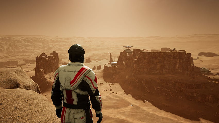 Marte humano: colonización de Marte, industrias de Marte fondo de pantalla