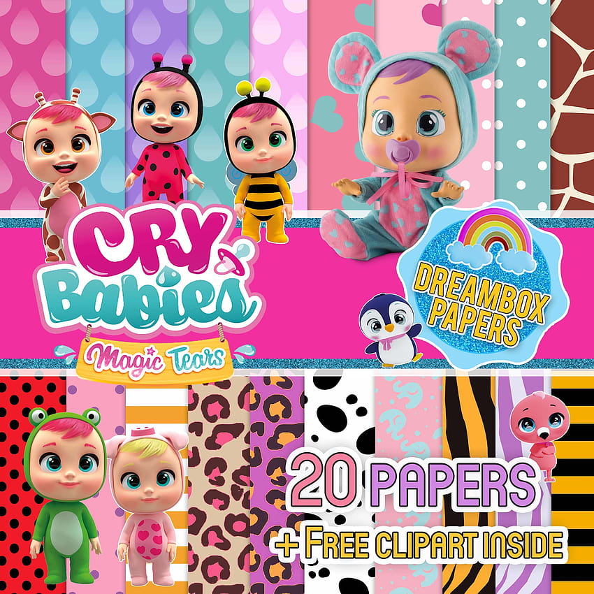 Cry Babies Crying Babies Digital Papers Clipart HD phone wallpaper