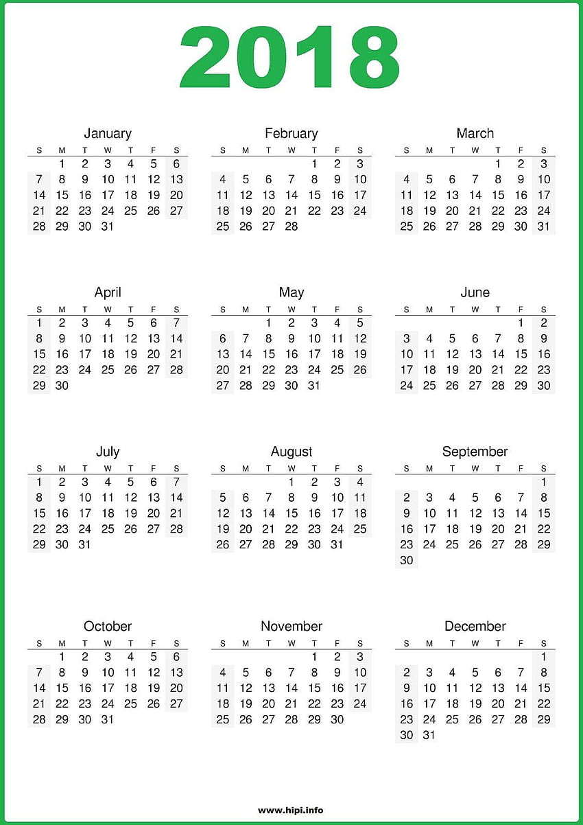 Header Twitter / Sampul Facebook / / Kalender, Senin hijau wallpaper ponsel HD