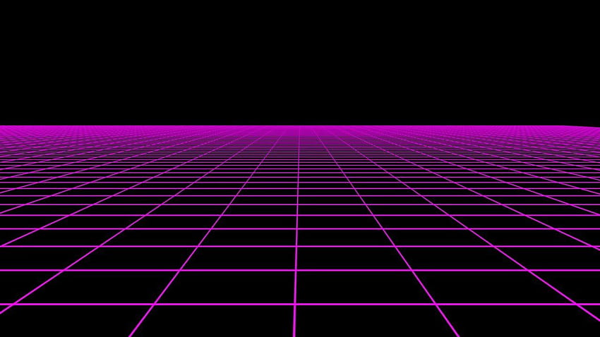Vaporwave Grid, Synthwave-Retro-schirmschoner HD-Hintergrundbild
