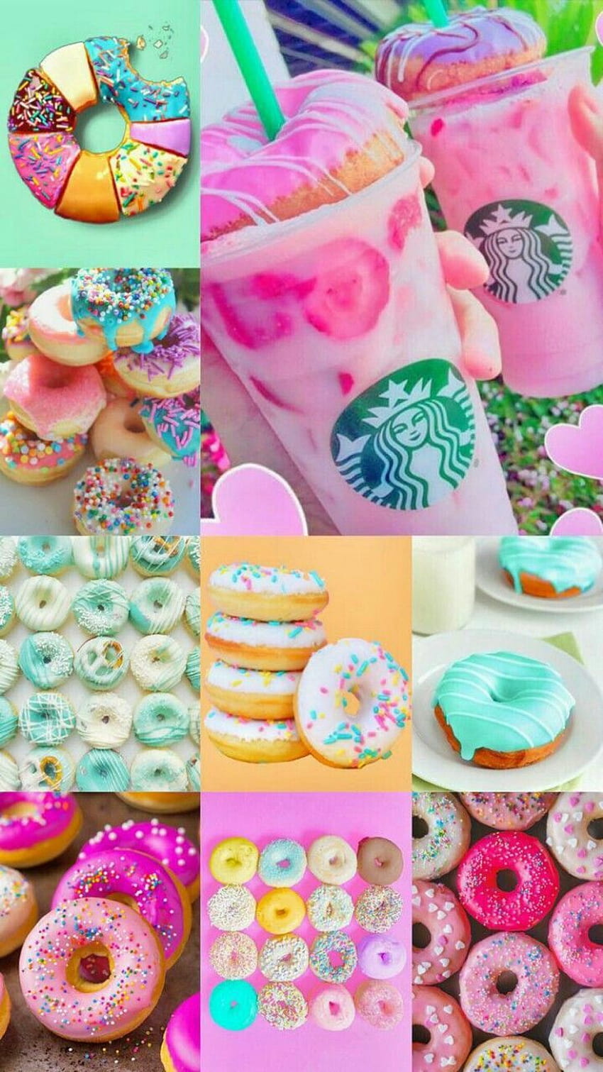 Cute Starbucks Aesthetic, aesthetics donuts HD phone wallpaper