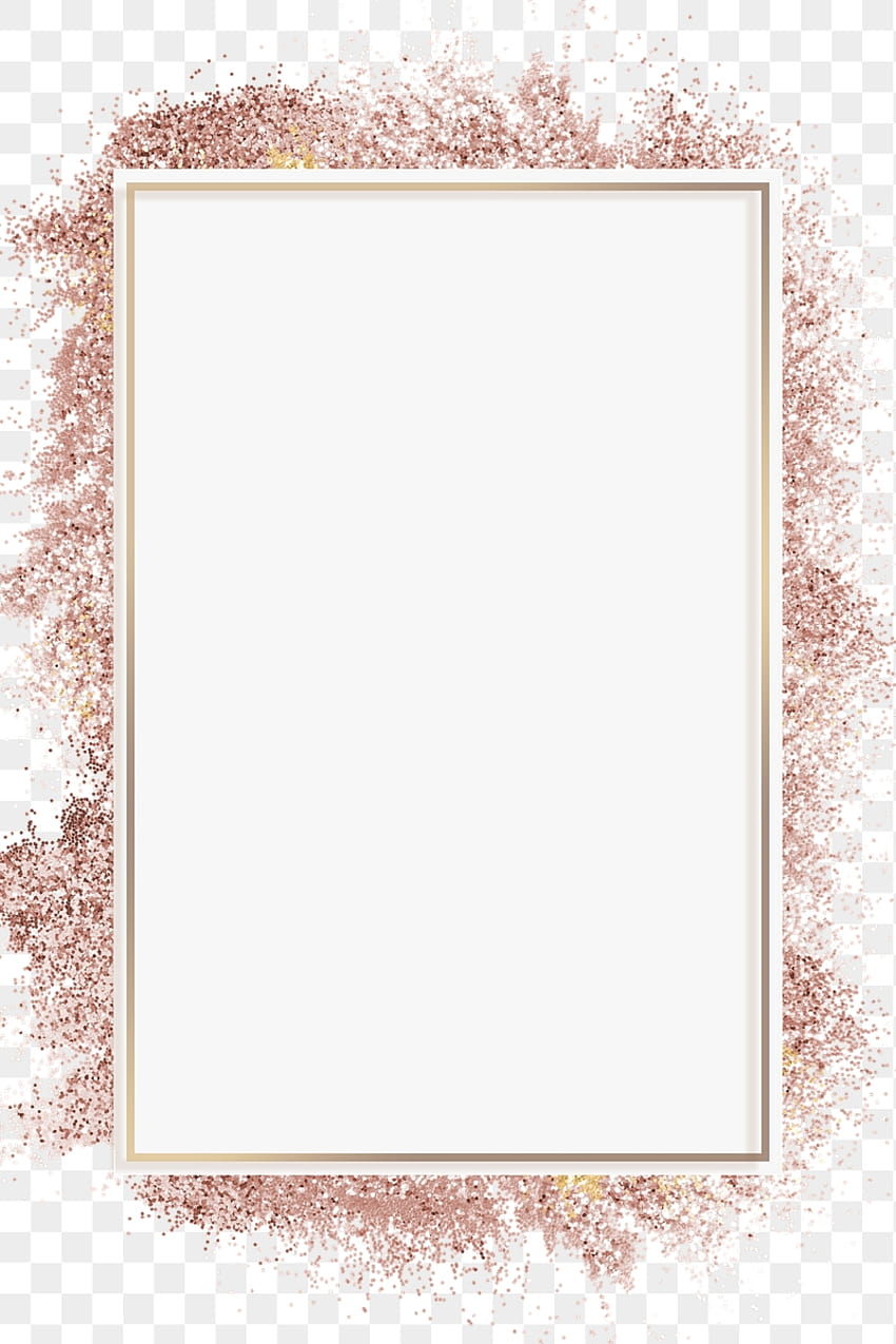 Rose Gold PNG, gold border HD phone wallpaper