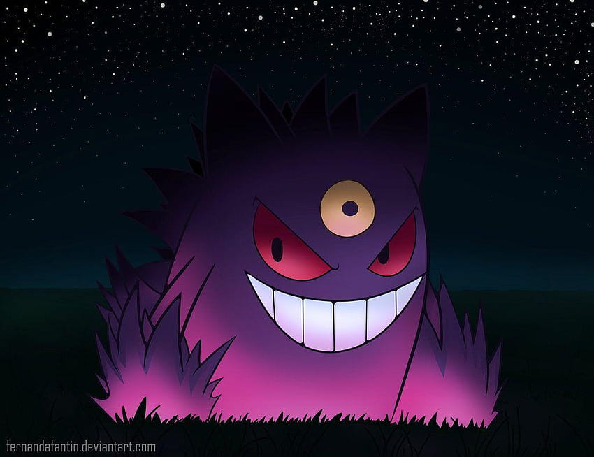 Shiny Mega Gengar by Flainfan on DeviantArt