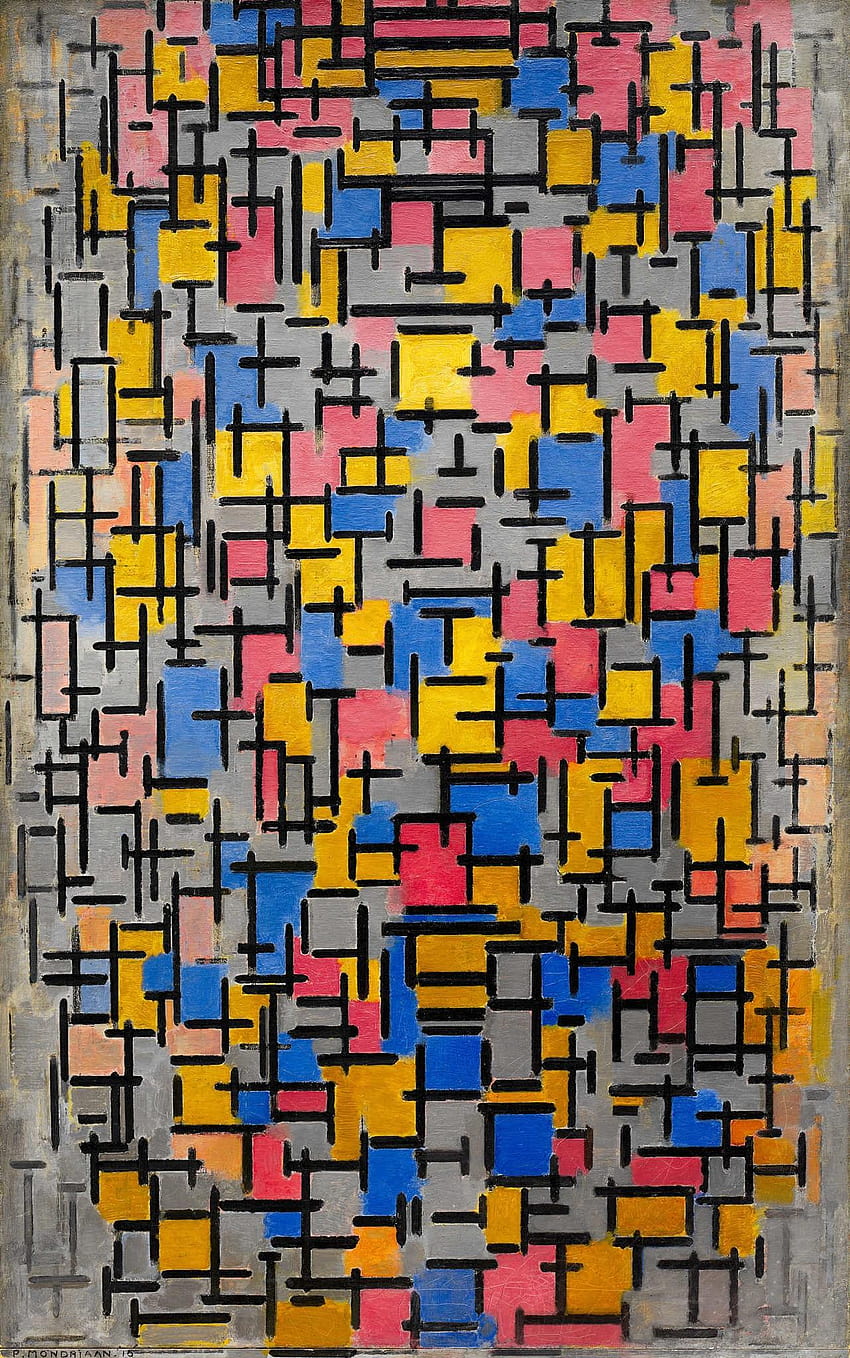 Piet Mondrian Composition HD phone wallpaper