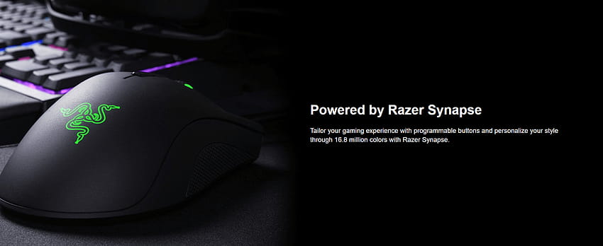 Mouse da gioco Razer DeathAdder Elite, scatter razer Sfondo HD