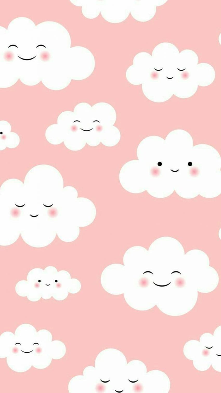 Kawaii Cloud, cute cloud HD phone wallpaper