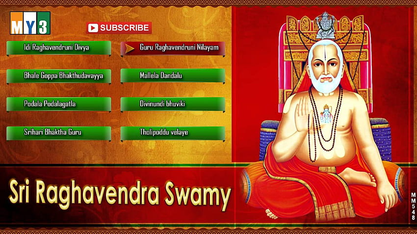 Sri Raghavendra Swamy Telugu Álbum devocional fondo de pantalla
