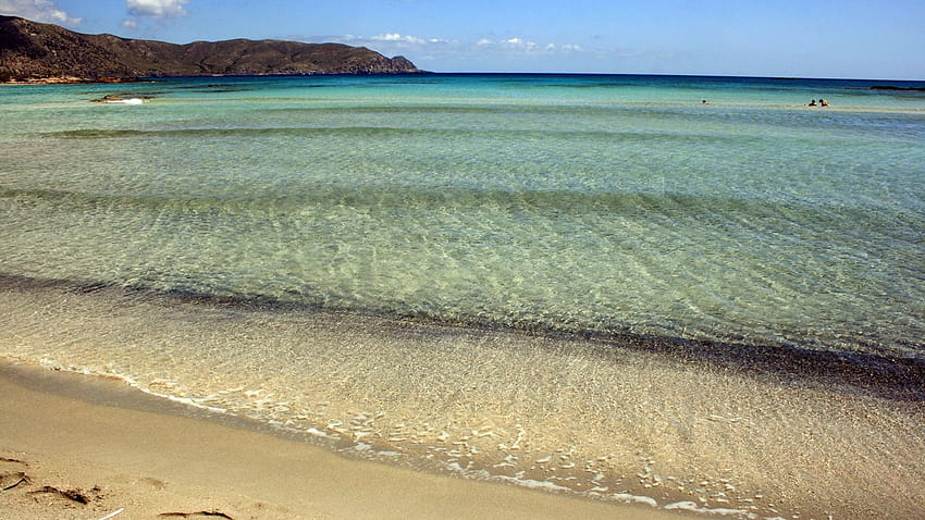 Elafonisi Beach in Southwest Crete HD wallpaper