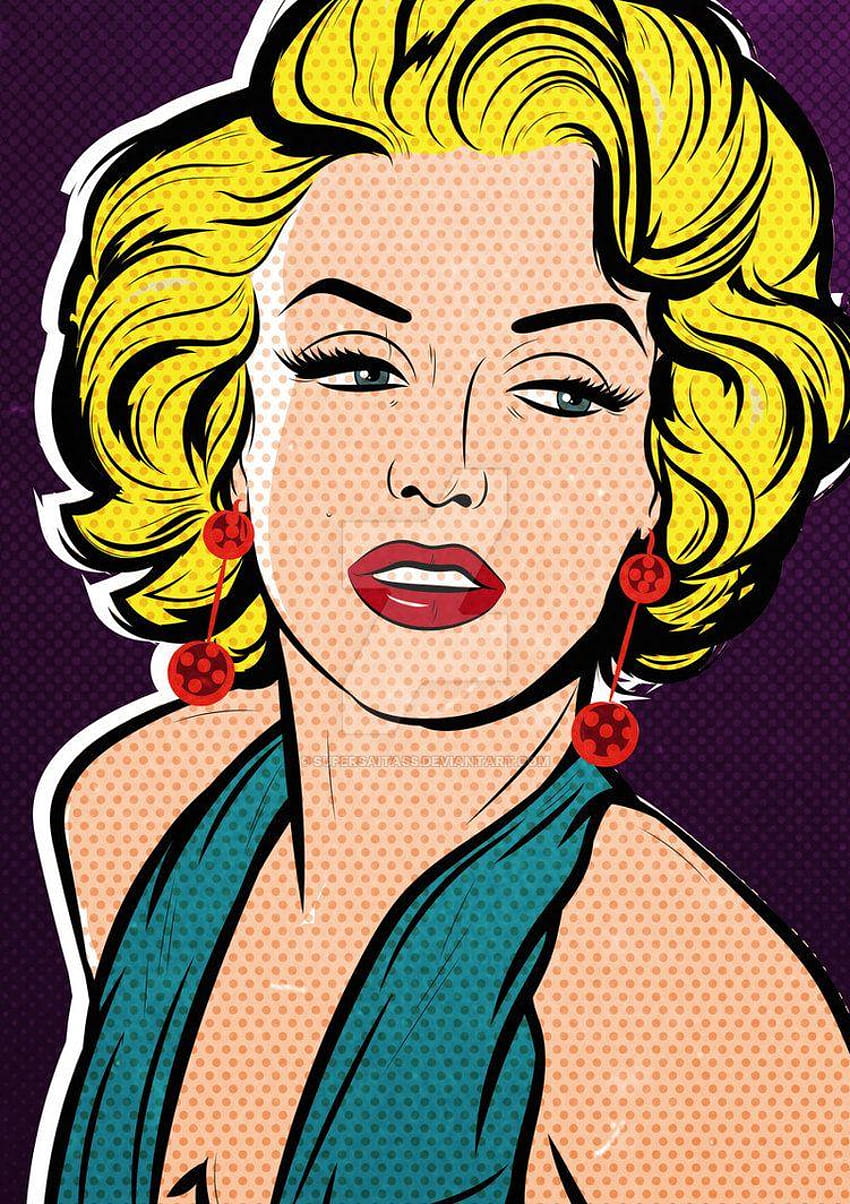 Homenaje a Marilyn Monroe por SuperSaitass por SuperSaitass, marilyn monroe artistic fondo de pantalla del teléfono