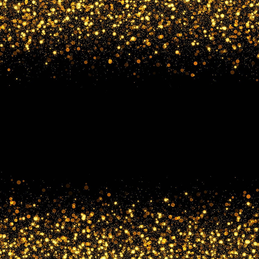 schwarze Birtay-Hintergründe, schwarzer Goldhintergrundvektor HD-Handy-Hintergrundbild