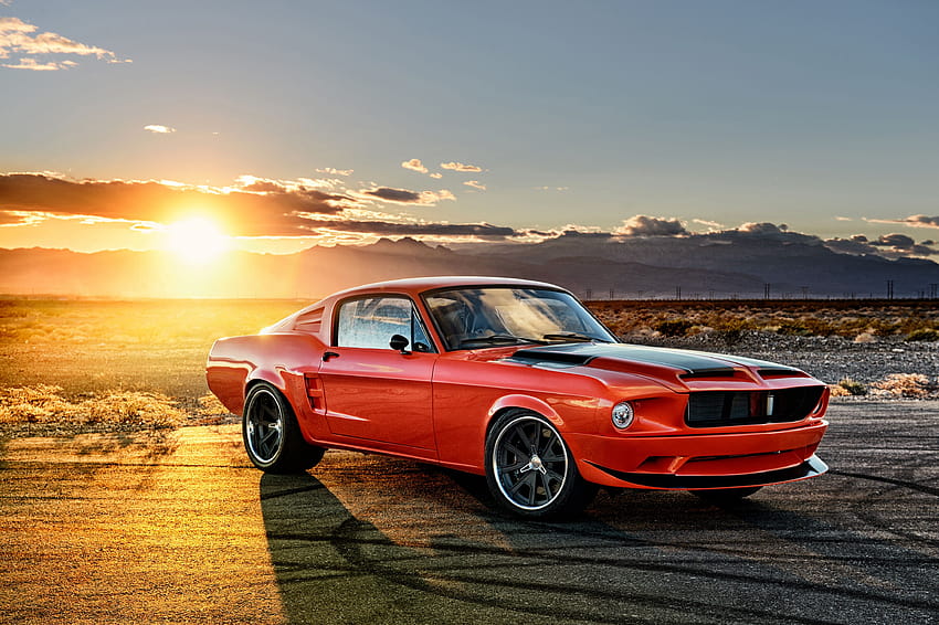 Ford Mustang Muscle Car , Autos, Muskelautos HD-Hintergrundbild