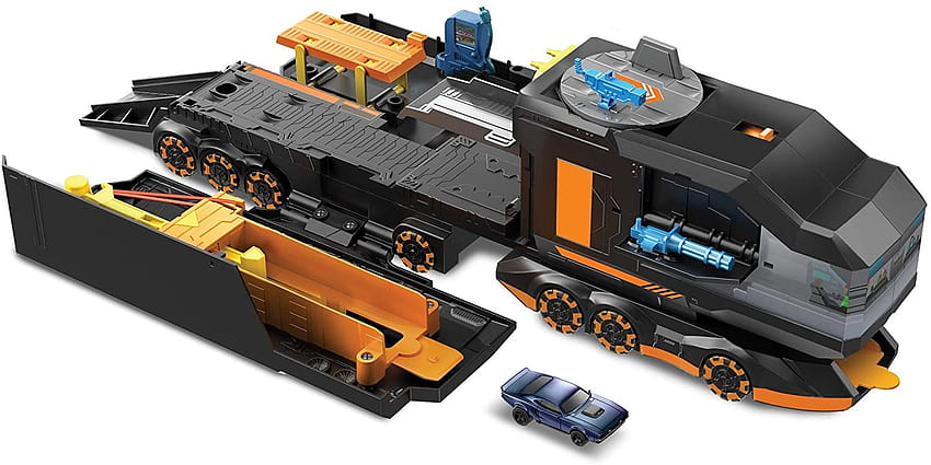 Hot Wheels Fast & Furious Spy Command Hauler Play Set Transporter Great gift idea for kids ages 4 and older HD wallpaper