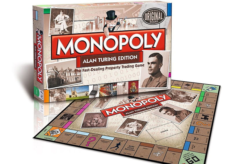 Jogue Monopoly como Alan Turing fez com o novo tabuleiro de edição especial, monopoly plus papel de parede HD