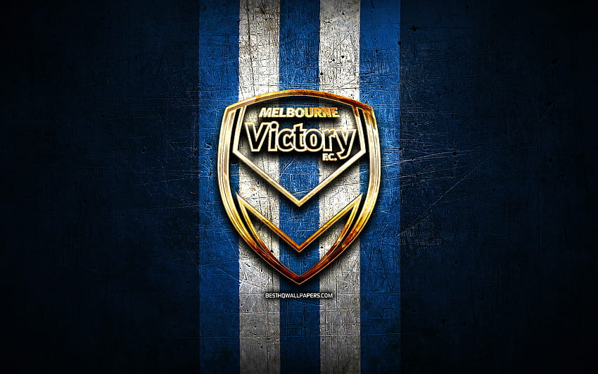 Melbourne Victory FC, golden logo, A HD wallpaper | Pxfuel