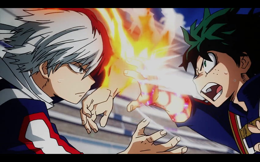 Shotō Todoroki VS Izuku Midoriya / Deku, deku vs todoroki HD wallpaper ...