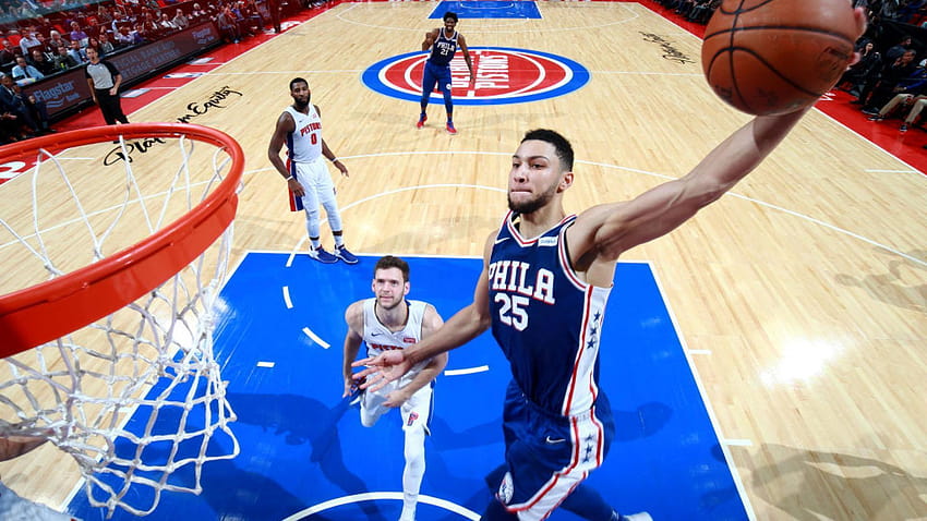 Philadelphia 76ers rookie Ben Simmons posts first triple, philadelphia 76ers 2018 HD wallpaper