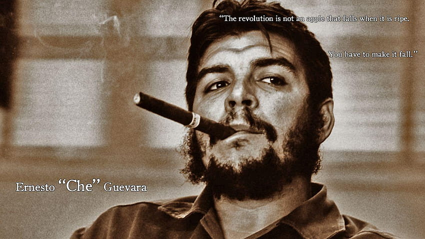 Che Guevara avec des citations, cheguvera dans Fond d'écran HD