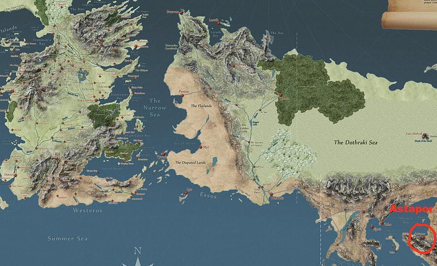 High Resolution Game Of Thrones World Map, westeros HD wallpaper