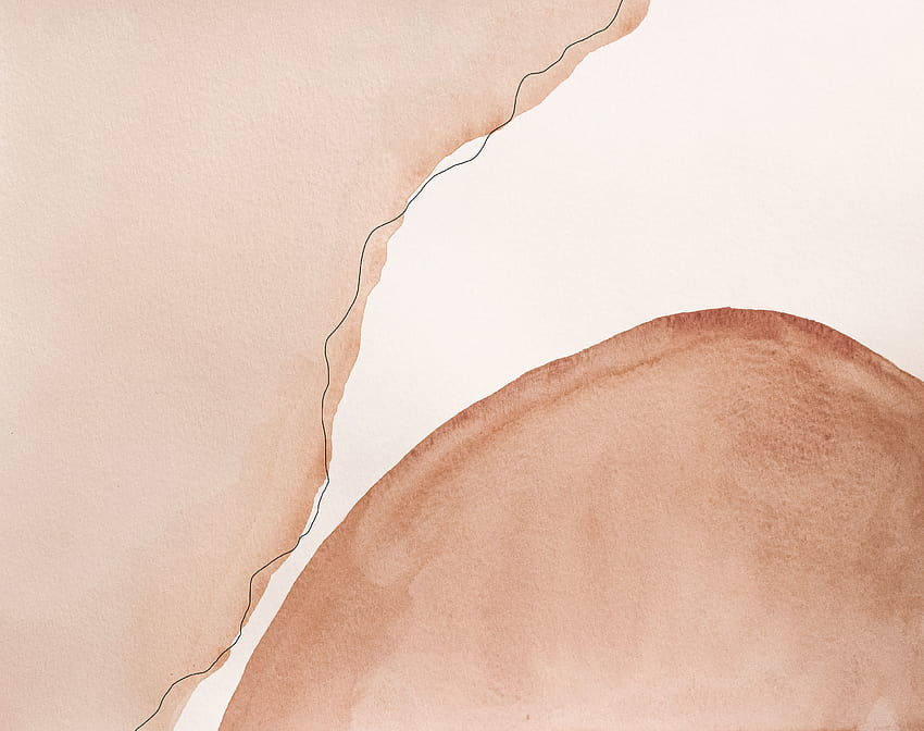 Watercolor in 2020, brown macbook aesthetic HD wallpaper
