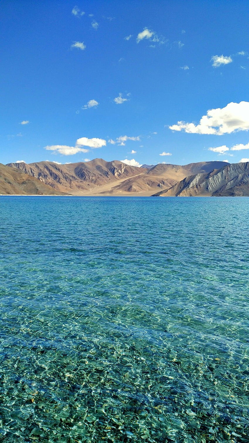 Езеро Пангонг, Индия, Ладак, Лех, Кашмир, езеро HD тапет за телефон