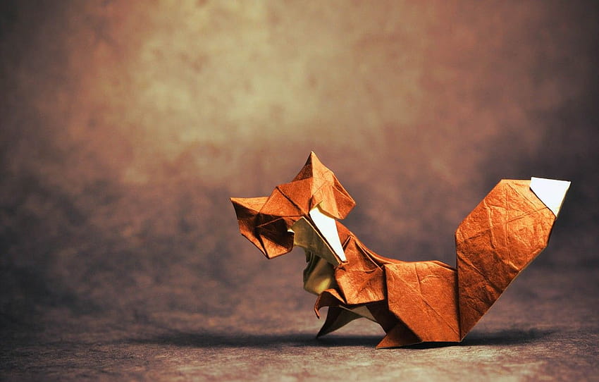 Origami, paper craft HD wallpaper