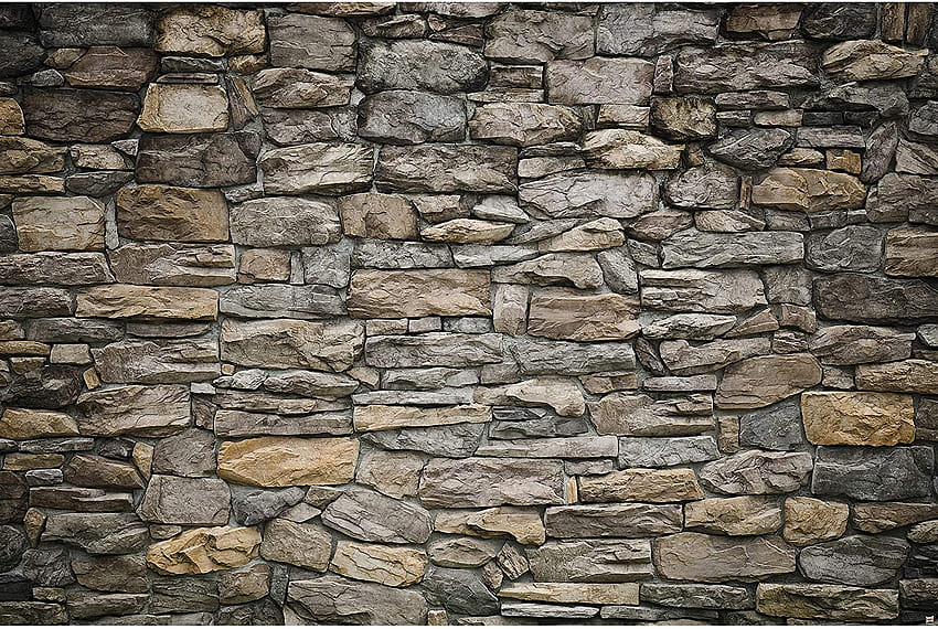 Large – Grey Stonewall – Decoration Modern Stone Pattern Wall Cladding Optic Industrial Design Masonry Decor Wall Mural HD wallpaper