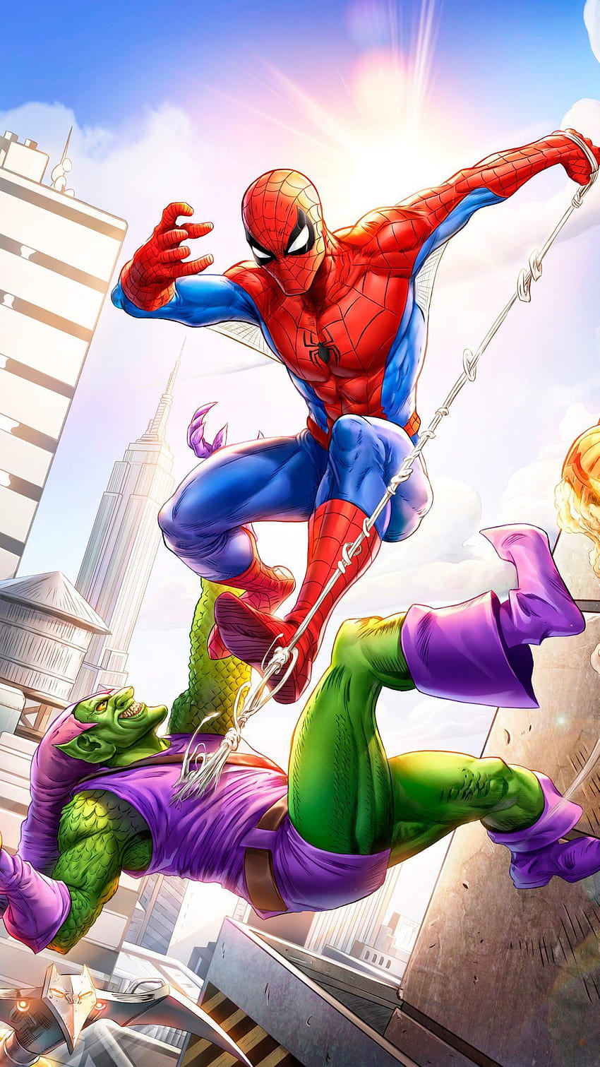 Top Spiderman, the amazing spider man the lizard HD phone wallpaper