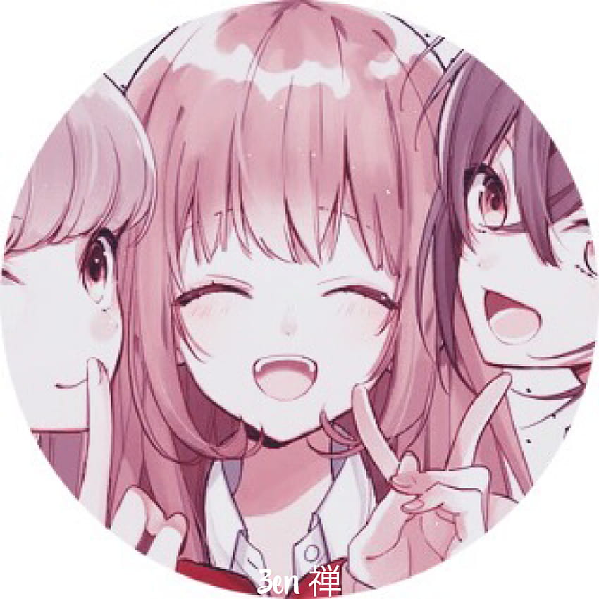 2/3 ♡﹚, 3 anime bff girls HD phone wallpaper | Pxfuel