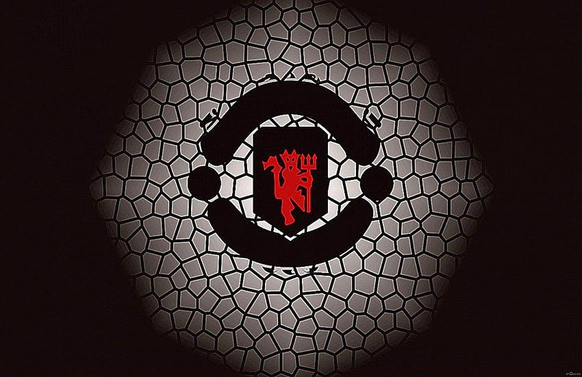 Logo Setan Merah Manchester United 3D, mu Wallpaper HD
