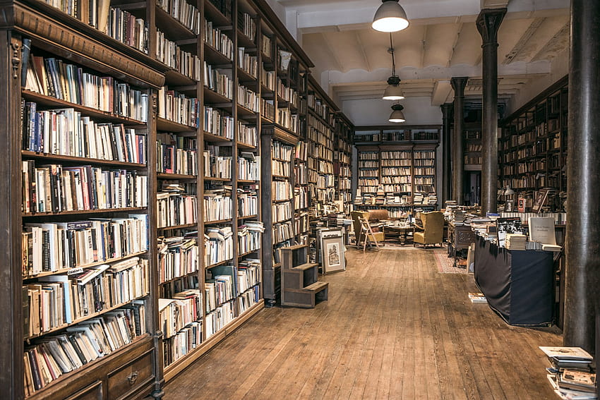 Ultra Library, librarian HD wallpaper